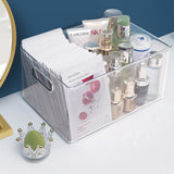 Transparent skin care product storage box