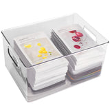 Transparent skin care product storage box