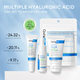 Hyaluronic Acid Three-piece Skin Care Set Hyaluronic Acid Three-piece Skin Care Set including serum, moisturizer, and eye cream for hydrating and repairing dry sensitive skin.including serum, moisturizer, and eye cream for hydrating and repairing dry sensitive skin.