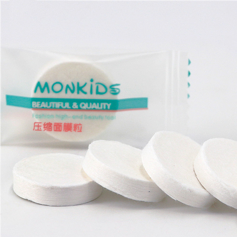 Compressed DIY Candy Mask Paper Non-woven Absorbent Mask Tablets