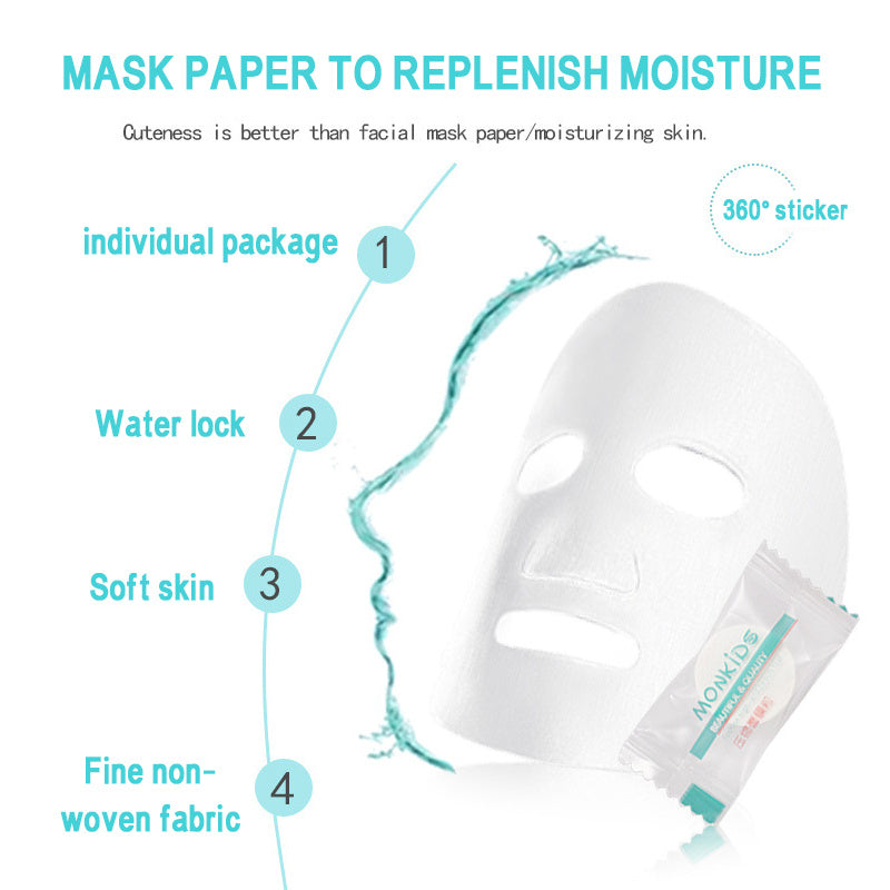 Compressed DIY Candy Mask Paper Non-woven Absorbent Mask Tablets